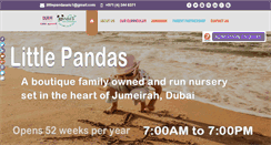 Desktop Screenshot of littlepandaselc.com