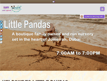 Tablet Screenshot of littlepandaselc.com